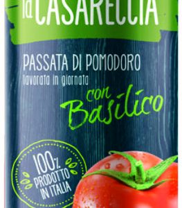 LA CASARECCIA PASSATA DI POMODORO CON BASILICO 680 GR